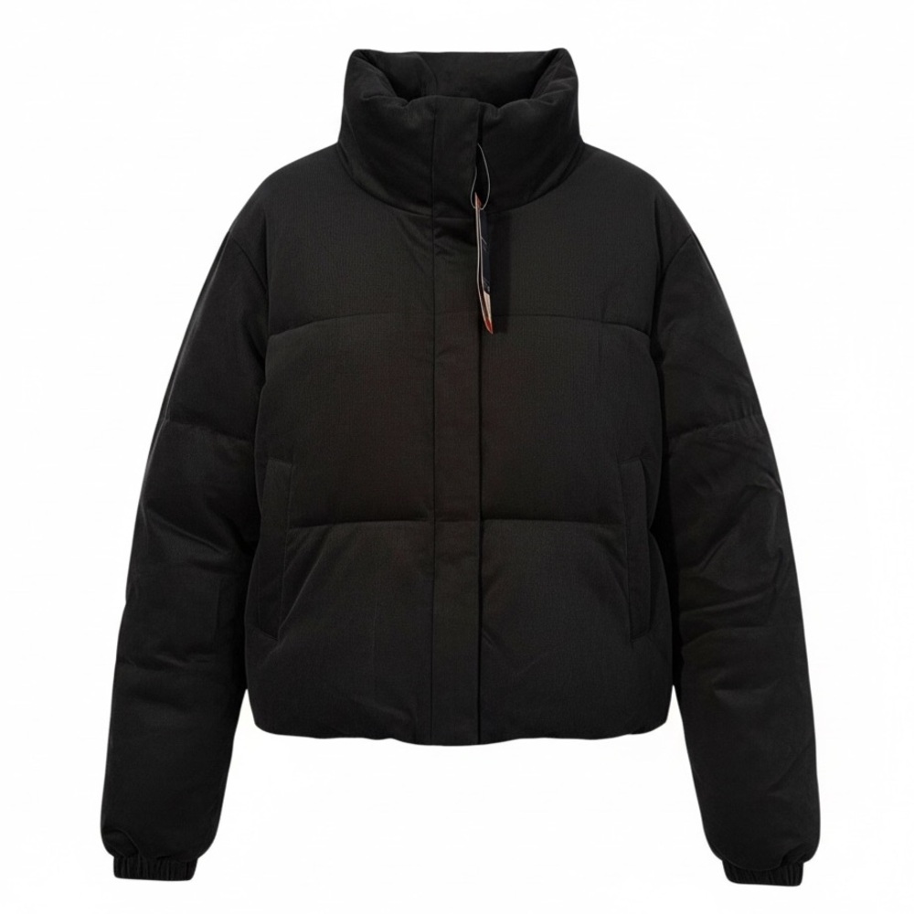 Levi's Ladie’s XXL Corduroy Puffer Jacket Black PTP 27” Length 25”
